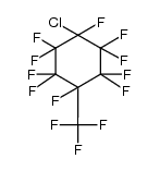 1-chloro-decafluoro-4-trifluoromethyl-cyclohexane结构式