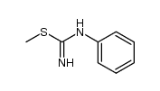 1-phenyl-2-methyl-2-thiopseudourea Structure