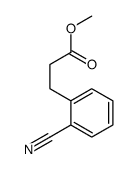 methyl 3-(2-cyanophenyl)propanoate Structure