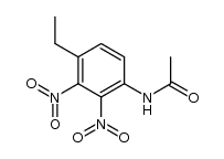 acetic acid-(4-ethyl-2,3-dinitro-anilide) Structure