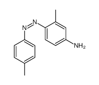 p-Amino-4,2′-azotoluene structure