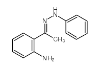 2'-氨基苯乙酮苯腙结构式