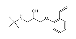 2-[2-hydroxy-3-(tert-butylamino)propoxy]benzaldehyde结构式
