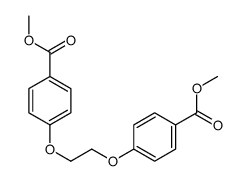 methyl 4-[2-(4-methoxycarbonylphenoxy)ethoxy]benzoate结构式