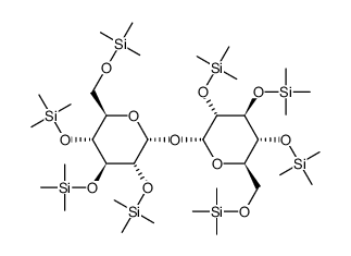 2,3,4,6,2',3',4',6'-octa-O-trimethylsilyl-α,α-D-trehalose Structure