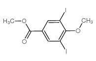 methyl 3,5-diiodo-4-methoxybenzoate结构式