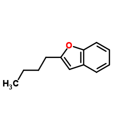 2-丁基苯并呋喃结构式