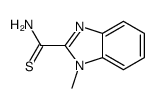 (9ci)-1-甲基-1H-苯并咪唑-2-硫代甲酰胺结构式