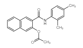 2-[N-(2,4-dimethylphenyl)carbamoyl]-3-naphthyl acetate Structure