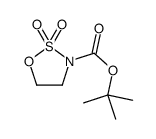 3-Boc-1,2,3-恶噻唑烷2,2-二氧化物结构式
