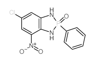 1H-1,3,2-Benzodiazaphosphole,6-chloro-2,3-dihydro-4-nitro-2-phenyl-, 2-oxide structure