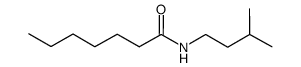 N-isoamyl heptyl amide Structure