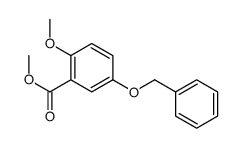 5-(苄氧基)-2-甲氧基苯甲酸甲酯结构式