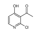 Ethanone,1-(2-chloro-4-hydroxy-3-pyridinyl)-(9CI) Structure