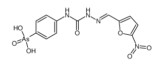 5-Nitro-2-furaldehyde 4-(4-arsonophenyl)semicarbazone picture