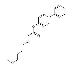 (4-phenylphenyl) 2-hexoxyacetate结构式