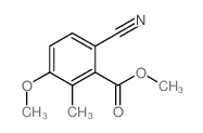 Methyl 6-cyano-3-methoxy-2-methylbenzoate结构式