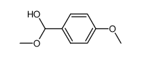 methoxy(4-methoxyphenyl)methanol Structure