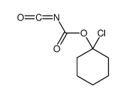 (1-chlorocyclohexyl) N-(oxomethylidene)carbamate Structure