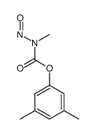 (3,5-dimethylphenyl) N-methyl-N-nitrosocarbamate Structure