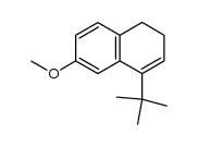 4-tert-butyl-6-methoxy-1,2-dihydronaphthalene结构式