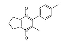 2-methyl-3-(4-methylphenyl)-1-oxido-6,7-dihydro-5H-cyclopenta[b]pyrazin-4-ium 4-oxide结构式