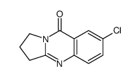 7-氯-1h,2h,3h,9h-吡咯并[2,1-b]喹唑啉-9-酮结构式