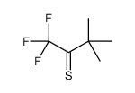 1,1,1-trifluoro-3,3-dimethylbutane-2-thione结构式