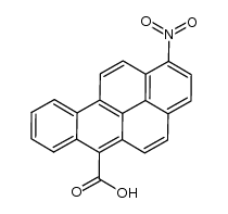 1-nitrobenzo[a]pyrene-6-carboxylic acid结构式