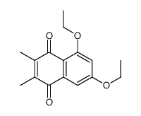 5,7-diethoxy-2,3-dimethylnaphthalene-1,4-dione Structure
