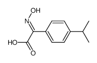 hydroxyimino-(4-isopropyl-phenyl)-acetic acid Structure