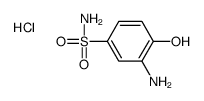 3-amino-4-hydroxybenzenesulphonamide monohydrochloride结构式