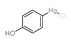 chloro-(4-hydroxyphenyl)mercury Structure