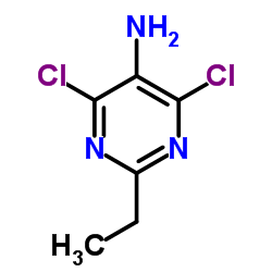 4,6-Dichloro-2-ethyl-5-pyrimidinamine Structure