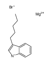 magnesium,3-pentylindol-1-ide,bromide Structure