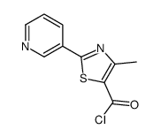 4-methyl-2-pyridin-3-yl-1,3-thiazole-5-carbonyl chloride Structure