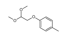 1-(2,2-dimethoxyethoxy)-4-methylbenzene结构式