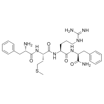 Phe-Met-Arg-Phe,酰胺结构式