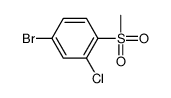 4-Bromo-2-chloro-1-Methanesulfonylbenzene Structure