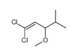 1,1-dichloro-3-methoxy-4-methylpent-1-ene结构式