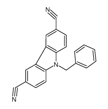 9-benzylcarbazole-3,6-dicarbonitrile Structure