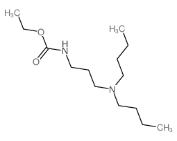 Carbamic acid,[3-(dibutylamino)propyl]-, ethyl ester (9CI)结构式