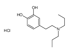 4-[2-(dipropylamino)ethyl]benzene-1,2-diol,hydrochloride Structure
