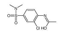 N-(2-chloro-4-((dimethylamino)sulfonyl)phenyl)-Acetamide结构式