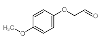 Acetaldehyde,2-(4-methoxyphenoxy)-结构式