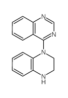 Quinazoline,4-(3,4-dihydro-1(2H)-quinoxalinyl)-结构式