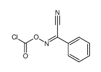 chlorocarbonyloxyimino-phenyl-acetonitrile Structure