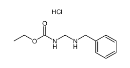 ethyl ((benzylamino)methyl)carbamate hydrochloride Structure
