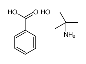苯甲酸-2-氨基-2-甲基-1-丙醇酯结构式