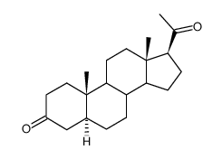 3,20-allopregnanedione结构式